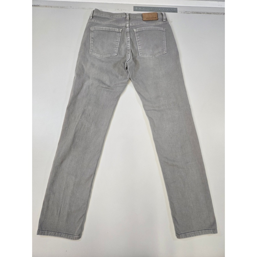 Mott & Bow Mercer Slim Fit Jeans Mens 30x32 Light Grey Stretch Denim Pants - Picture 2 of 16